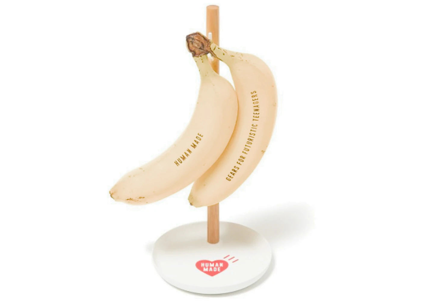 Human Made Banana Replica and Stand Set Yellow