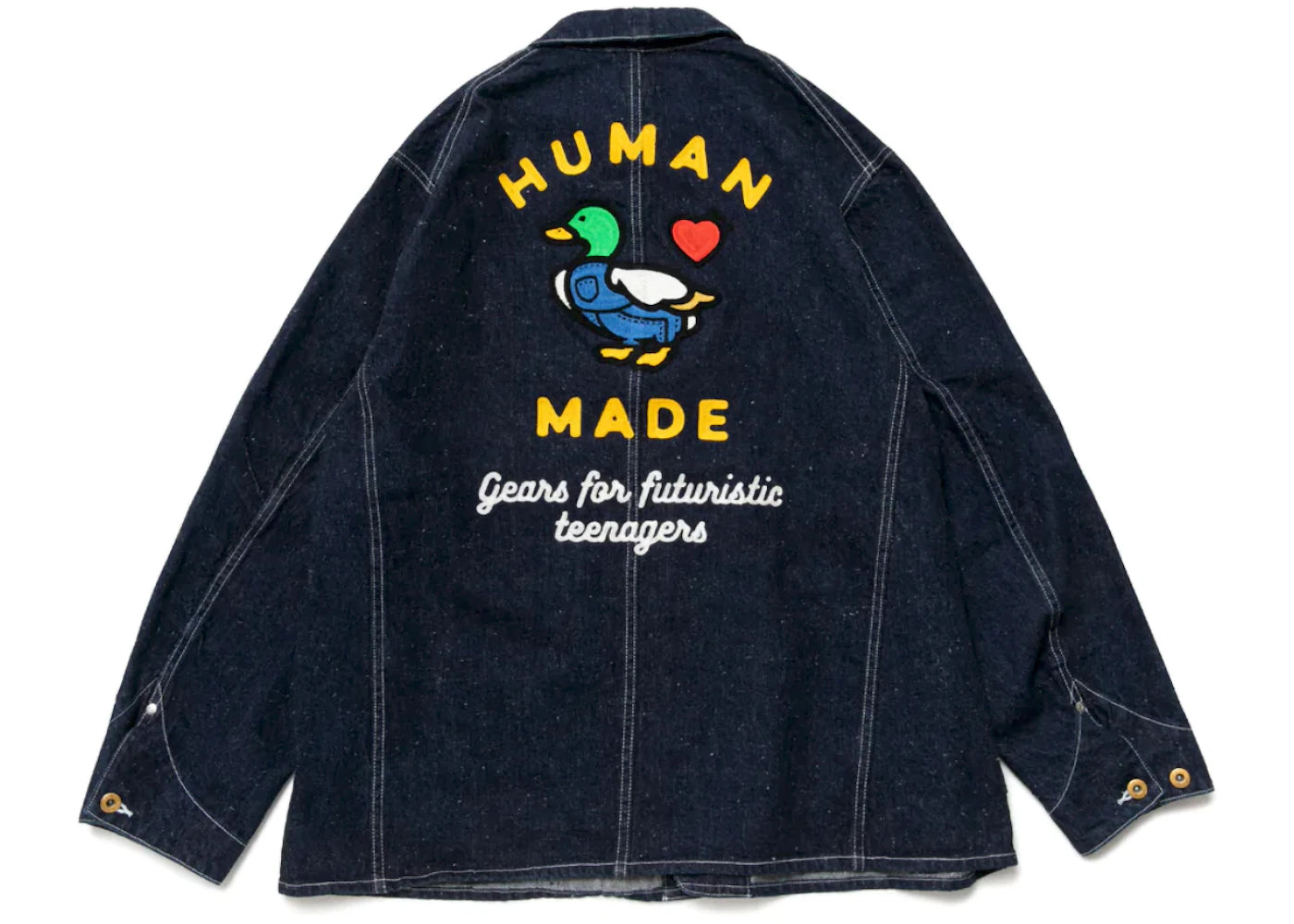 Human Made Denim Coverall Jacket Indigo