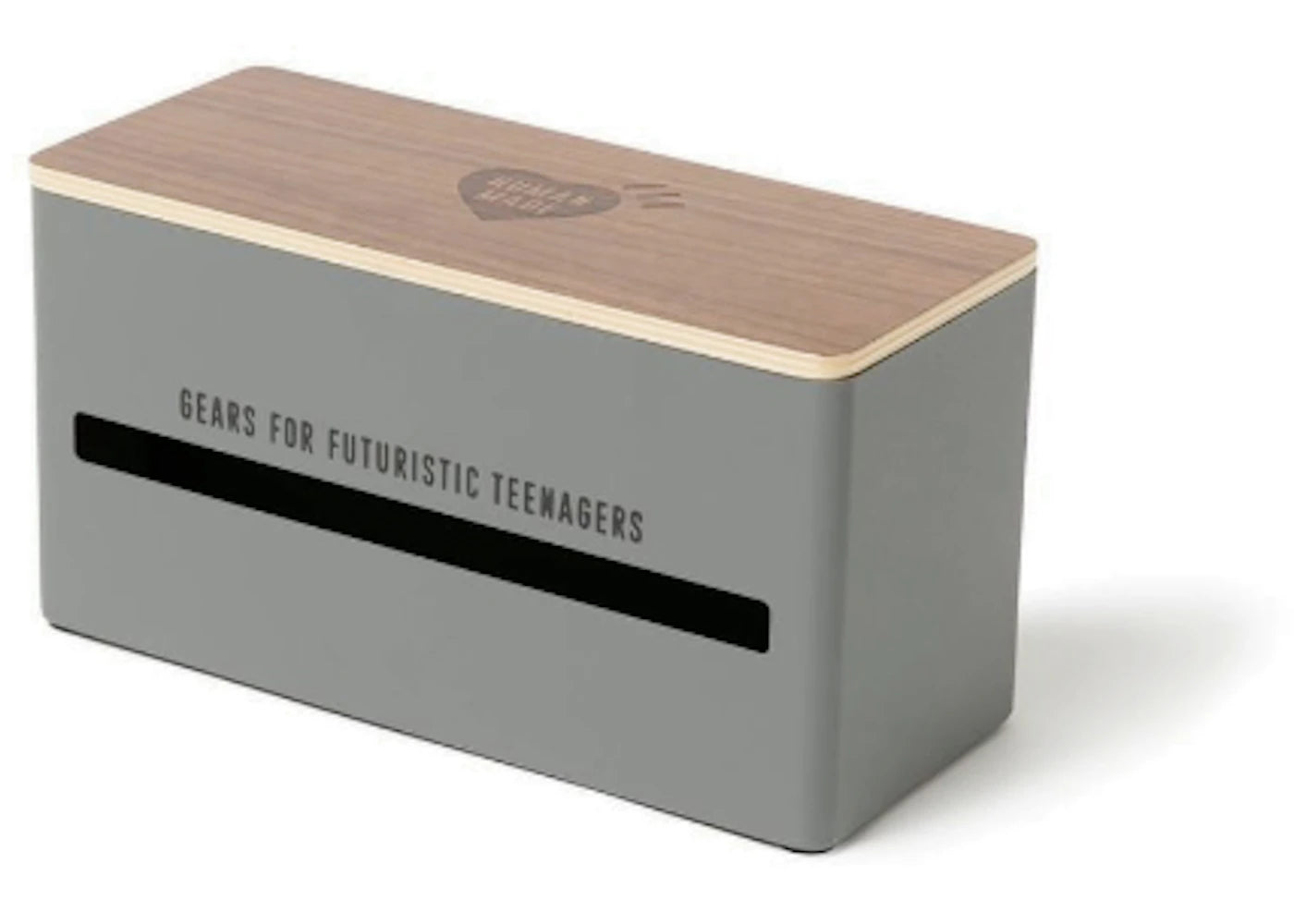 Human Made Double Side Tissue Case Grey