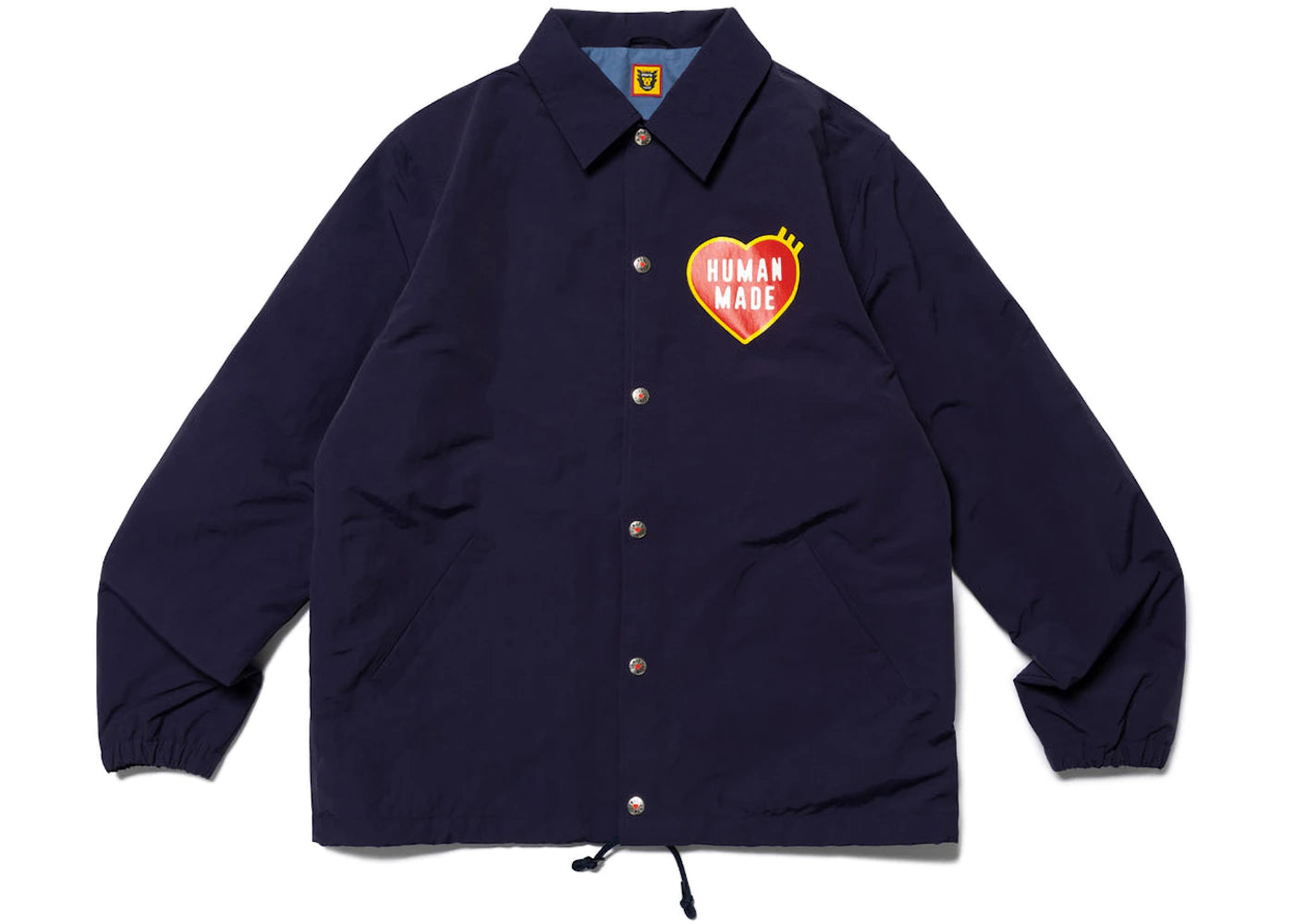 Human Made Heart Logo Coach Jacket Navy