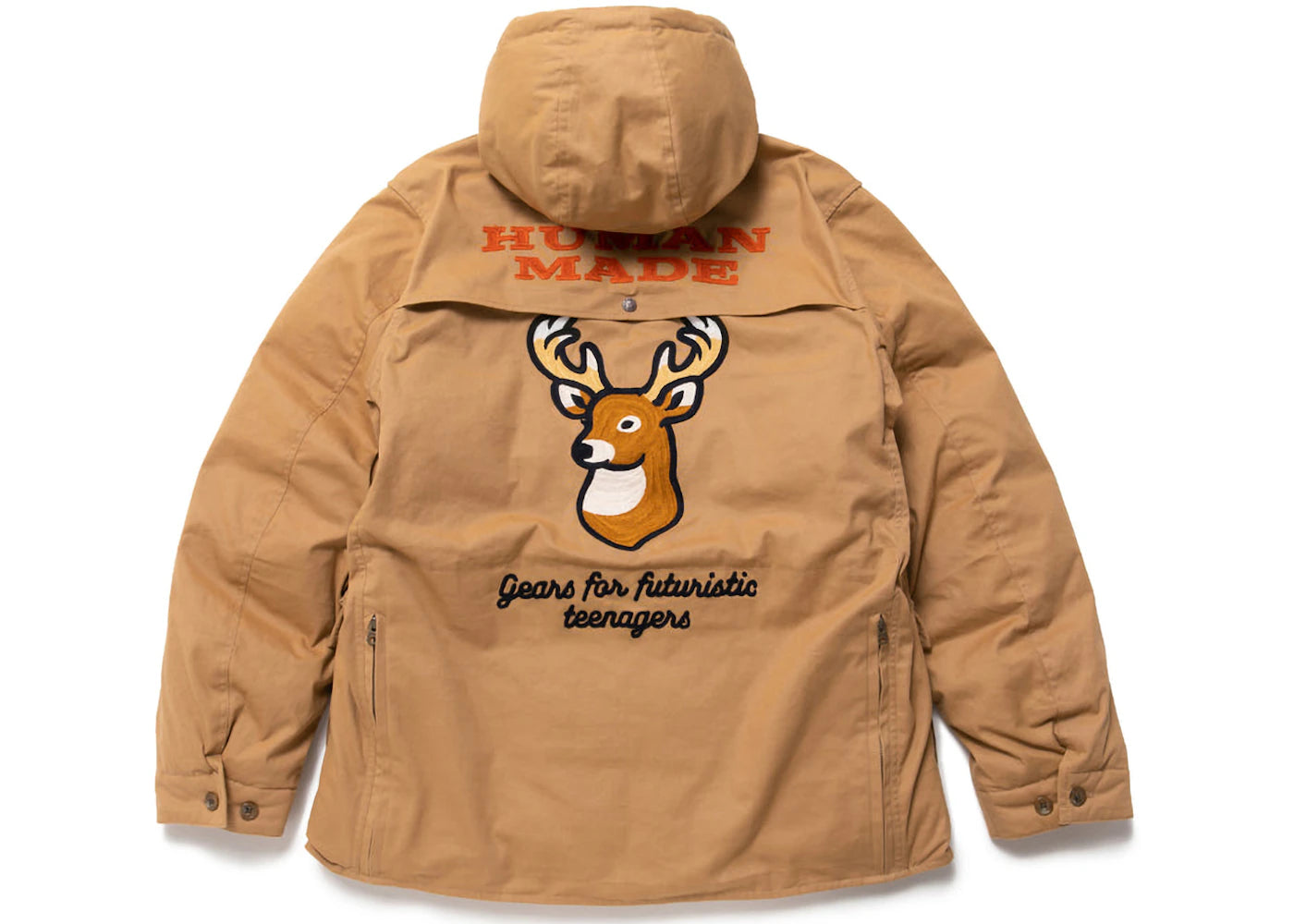 Human Made Insulated Hunting Jacket Brown