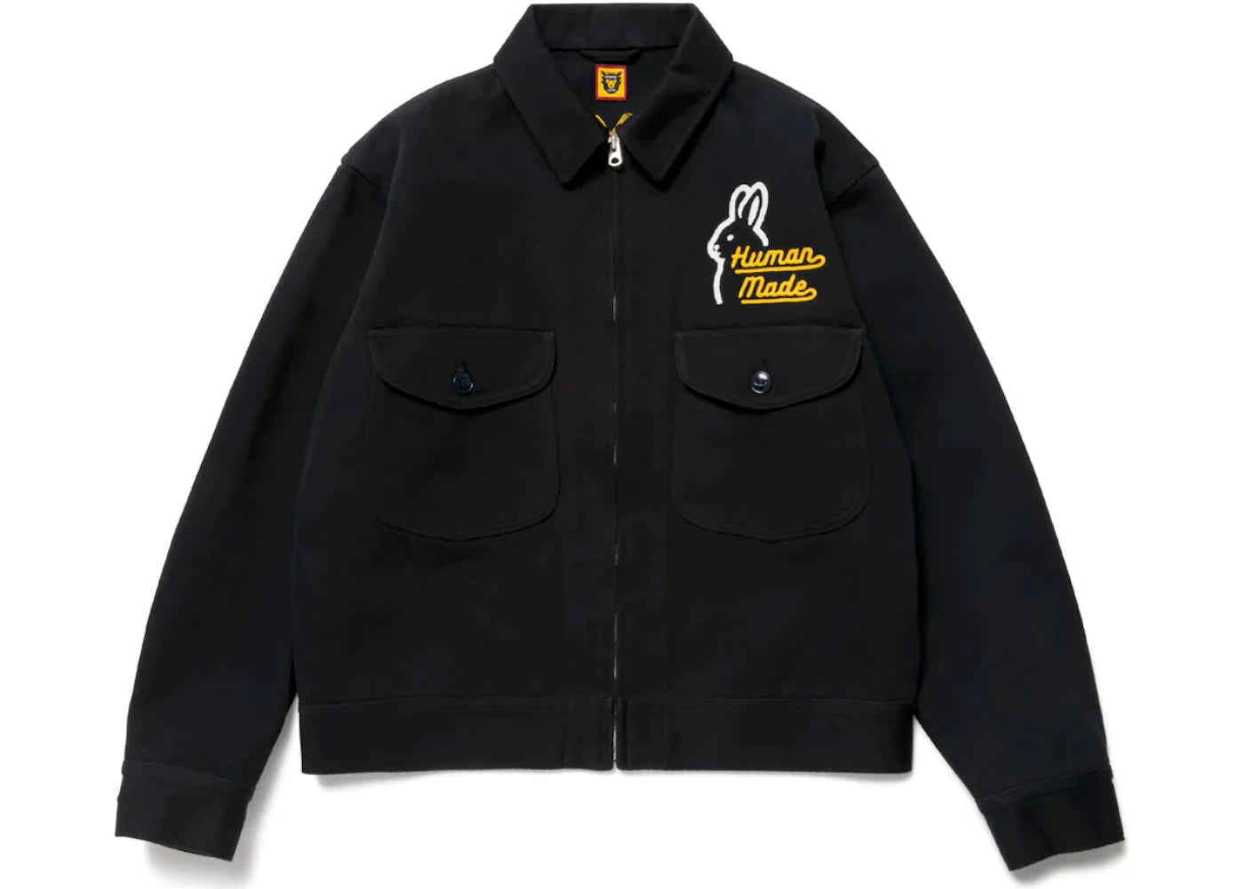 Human Made Zip-Up Work Jacket Navy