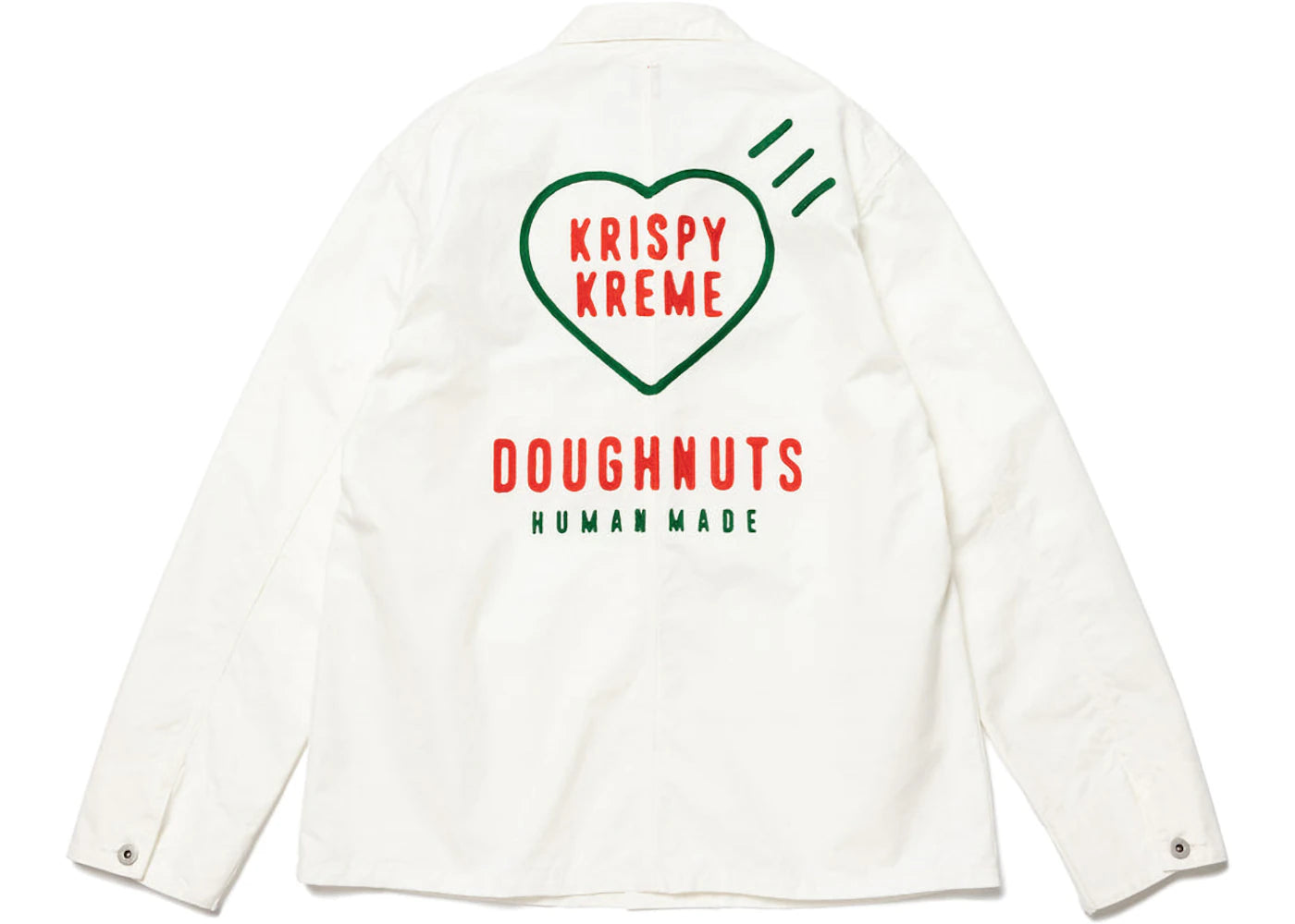 Human Made x Krispy Kreme Factory Jacket White