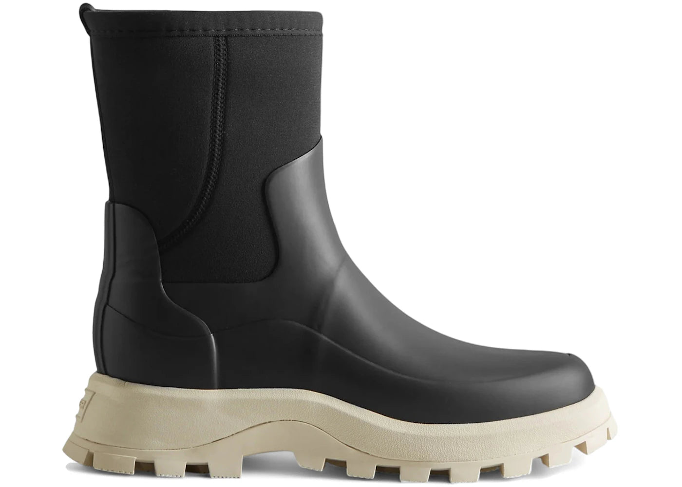 Hunter City Explorer Short Neoprene Boots Black Shaded White (Women's)