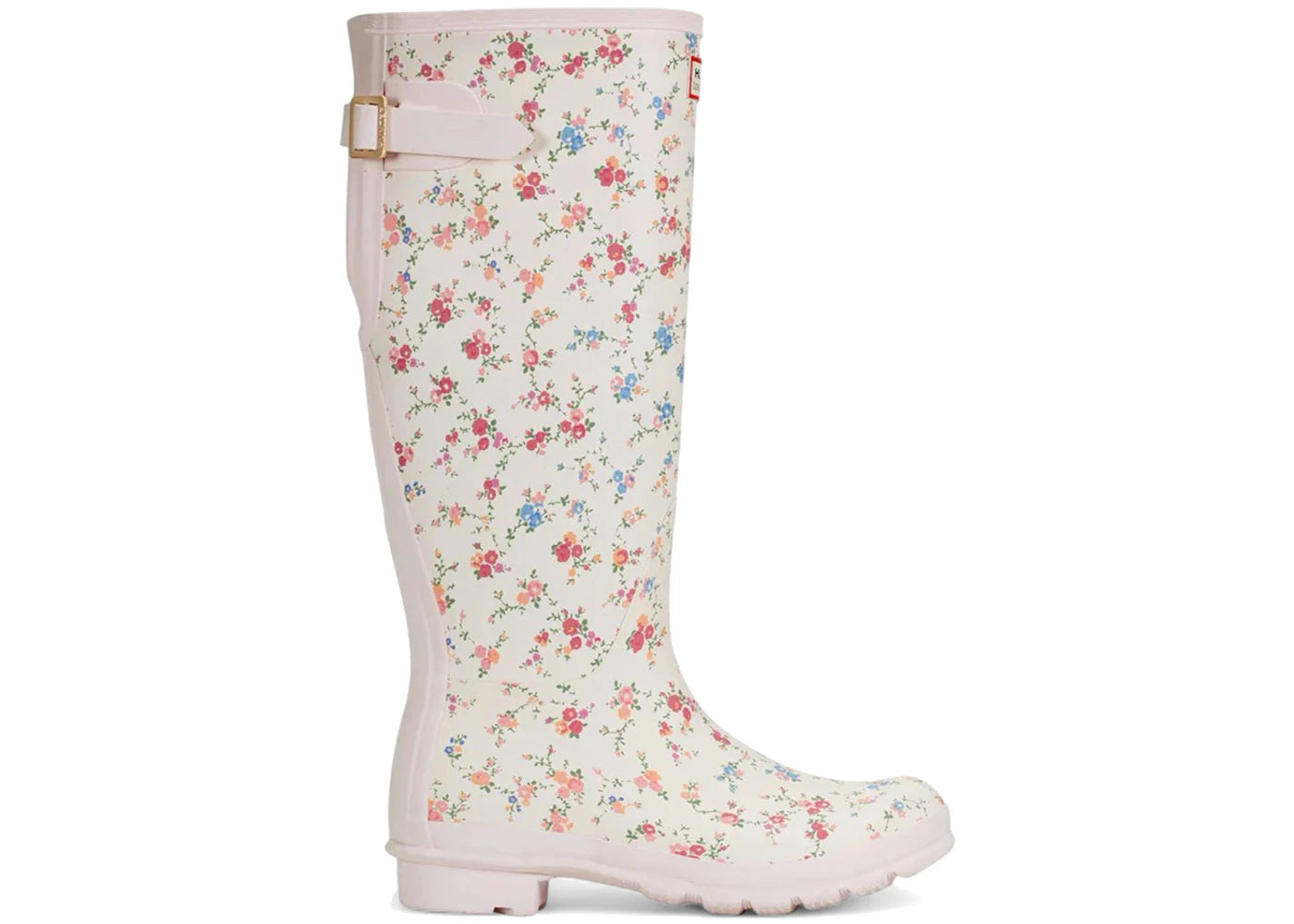 Hunter Original Back Adjustable Tall Rain Boots LoveShackFancy Sunrise Patchwork Print (Women's)