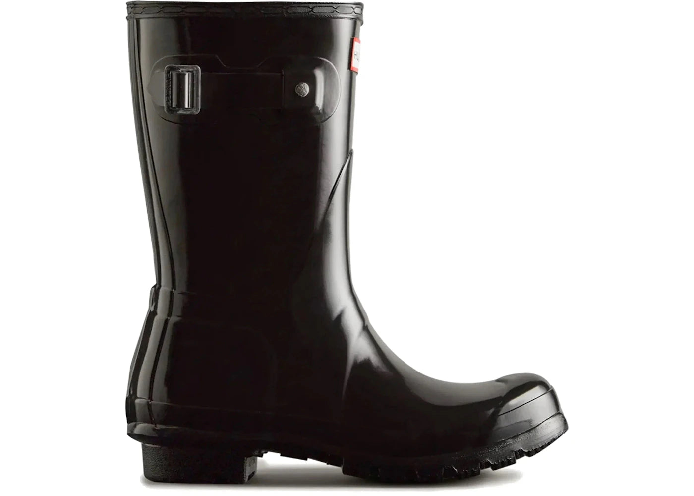 Hunter Original Short Gloss Rain Boots Black (Women's)