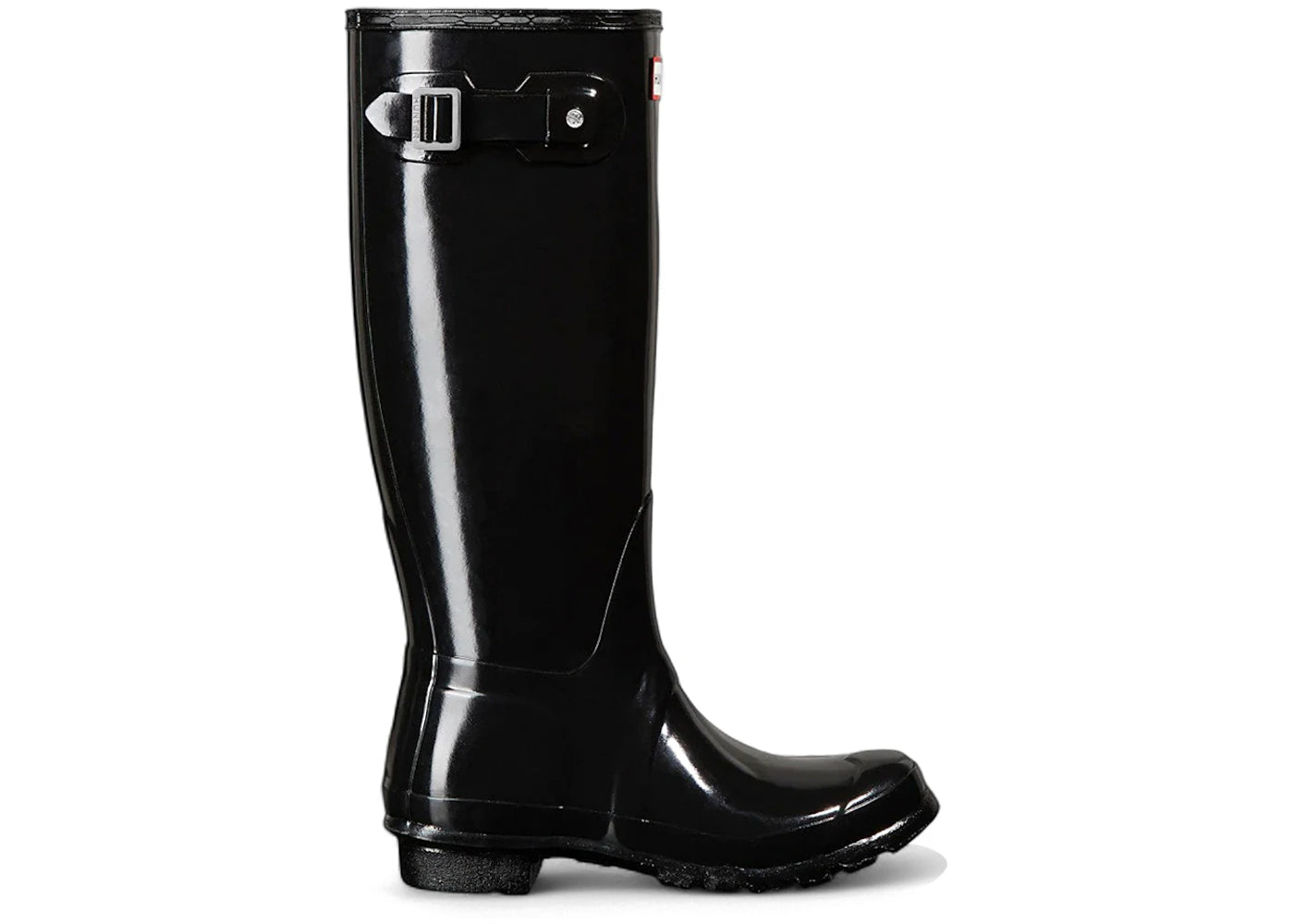 Hunter Original Tall Gloss Rain Boots Black (Women's)