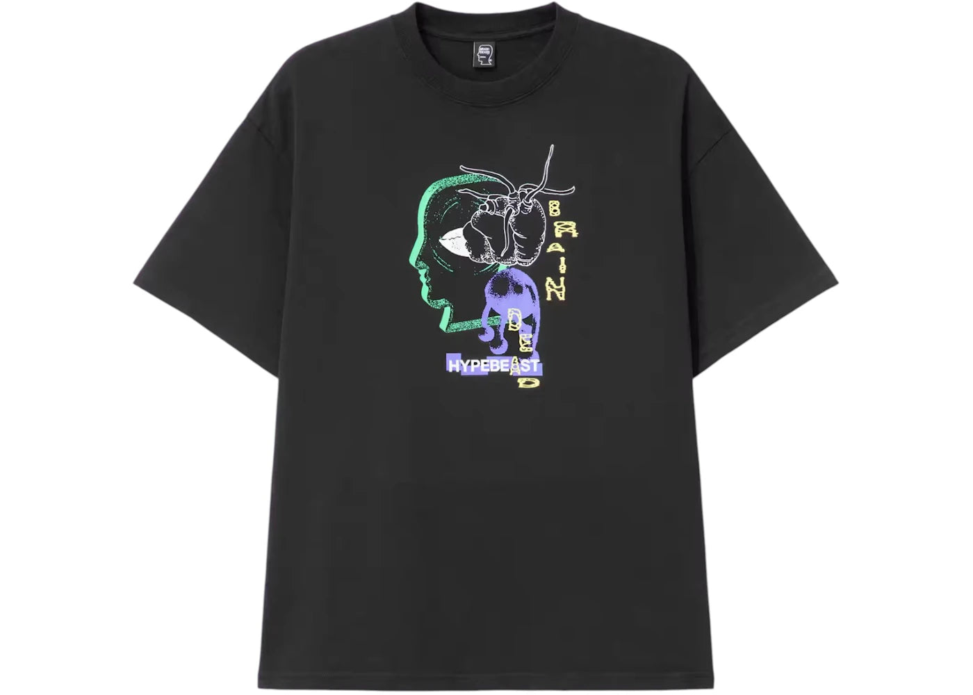 Hypebeast x Brain Dead 20th Anniversary T-shirt Black