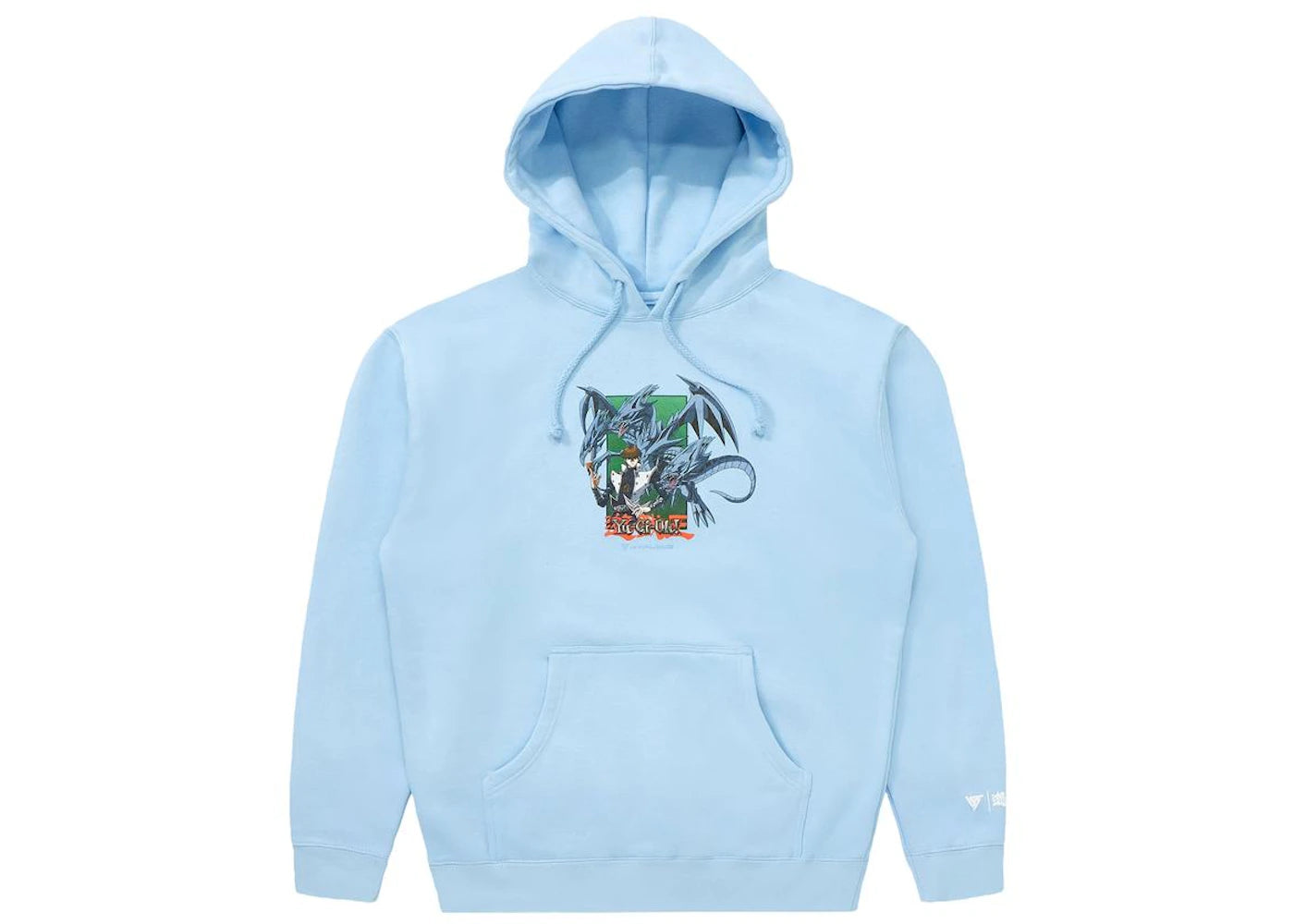 Hypland Yugioh Blue Eyes Ultimate Hoodie Powder Blue