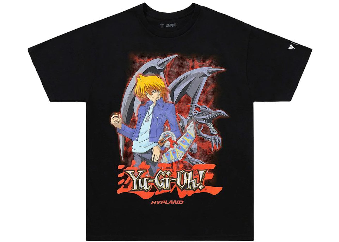 Hypland Yugioh Joey Red Eyes T-shirt Black