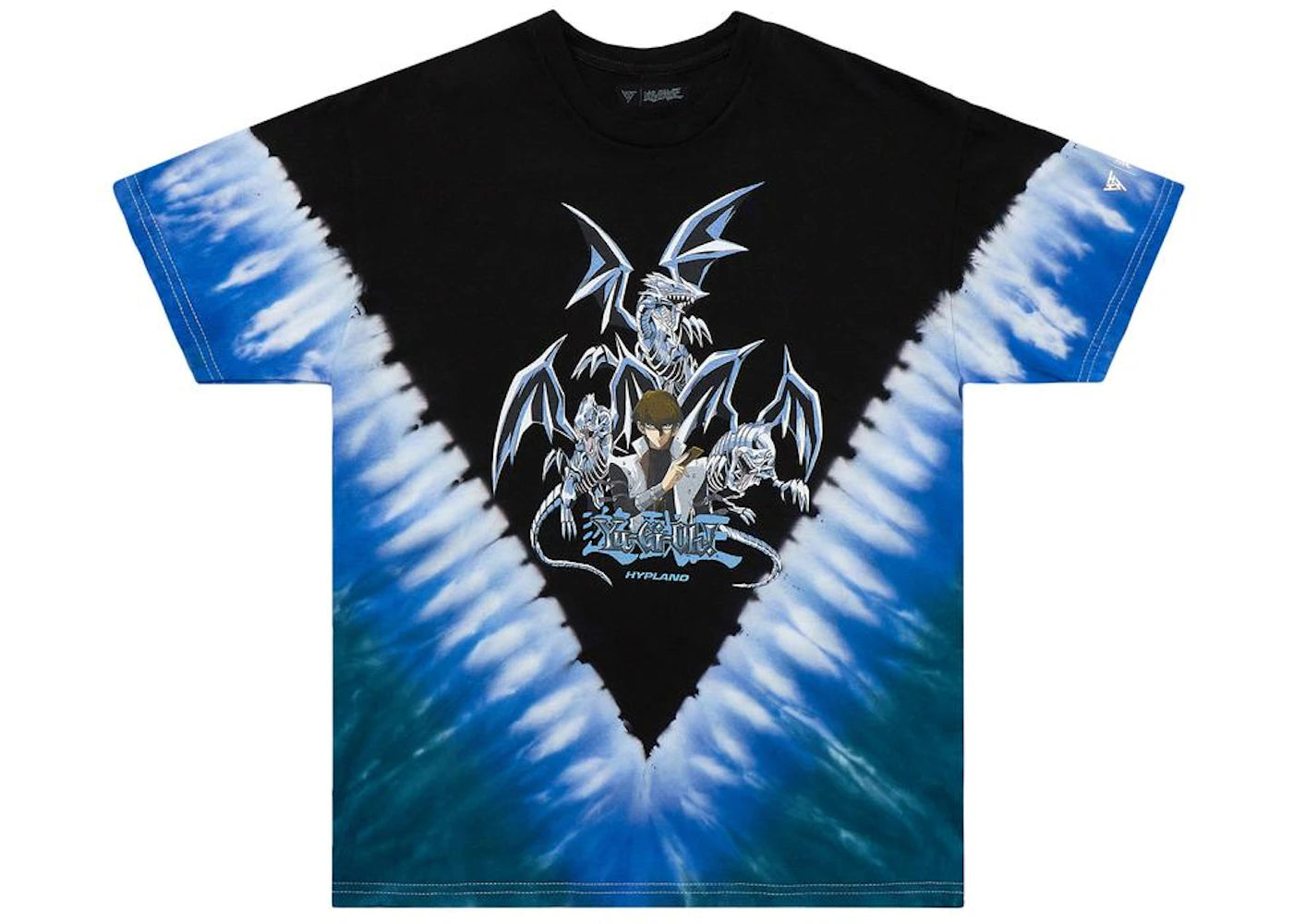 Hypland Yugioh Kaiba Blue Eyes T-shirt Tie Dye