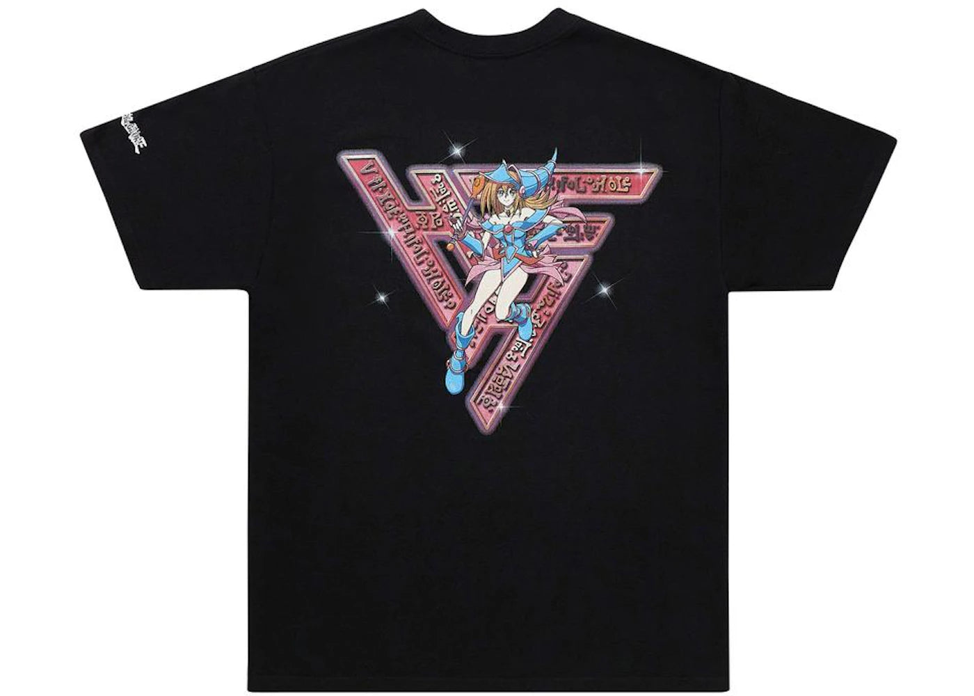 Hypland Yugioh Magician Sparkle Logo T-shirt Black