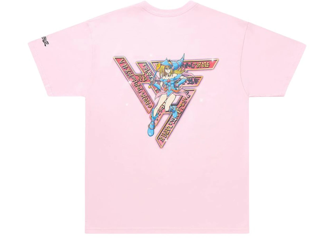 Hypland Yugioh Magician Sparkle Logo T-shirt Pink