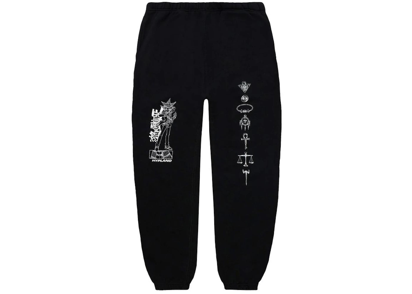 Hypland Yugioh Millennium Item Sweatpants Black