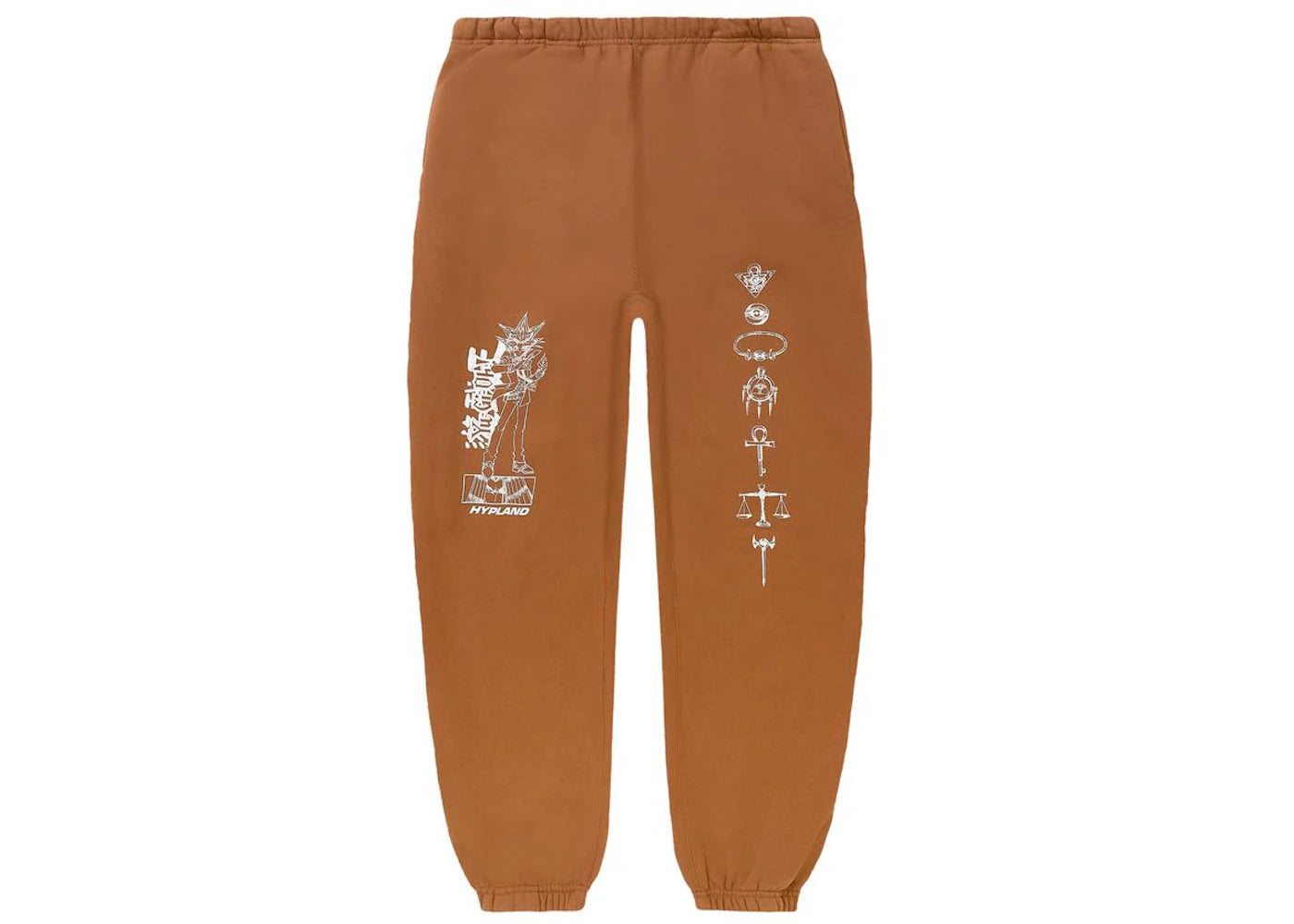 Hypland Yugioh Millennium Item Sweatpants Coffee