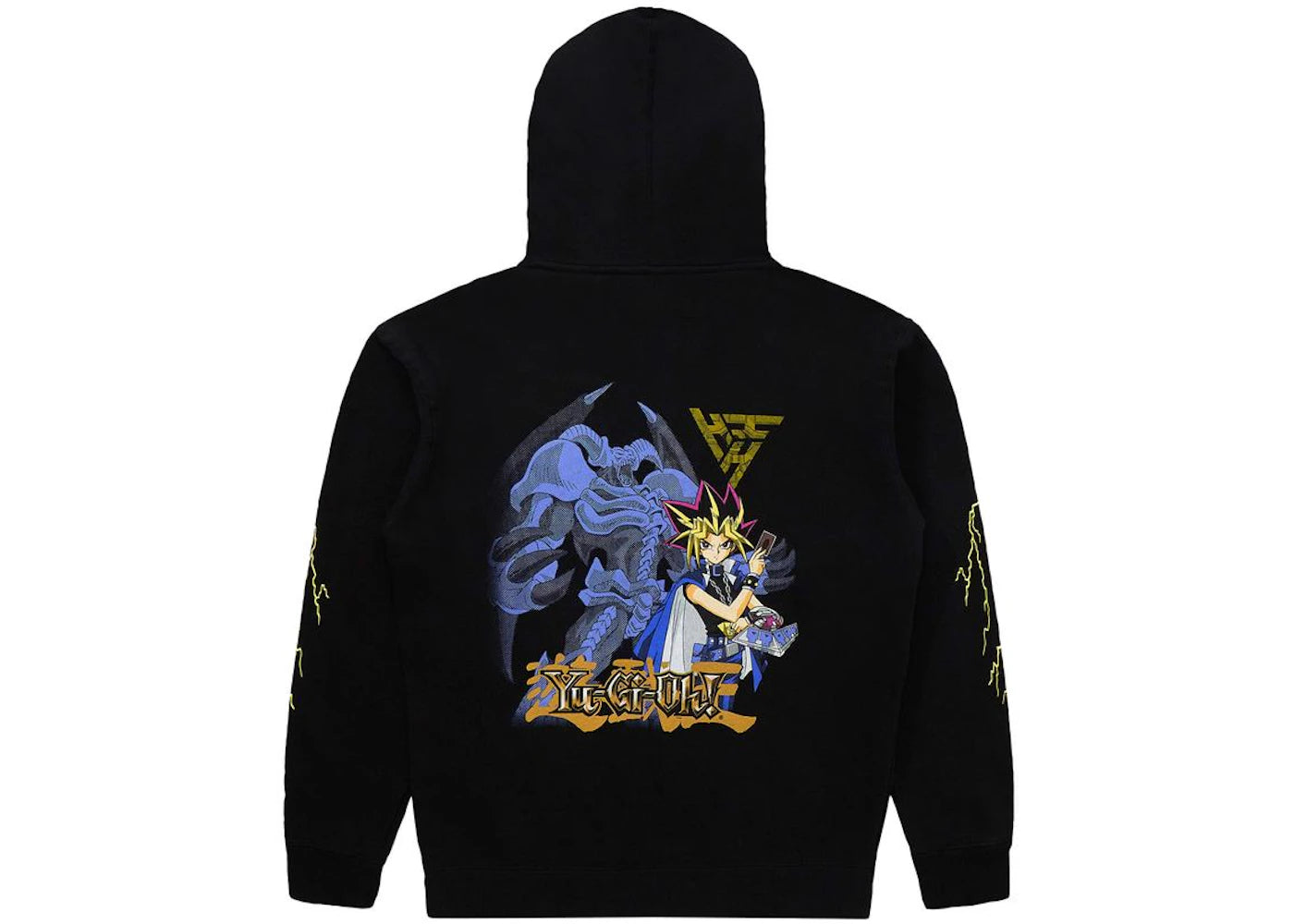 Hypland Yugioh Skull Thunder Hoodie Black