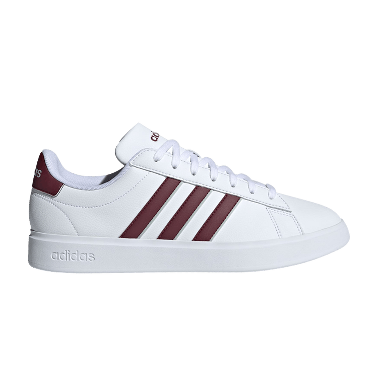 adidas Grand Court Cloud White Shadow Red Grey Two