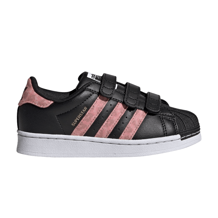 adidas Superstar Comfort Closure Core Black Gold Metallic (PS)