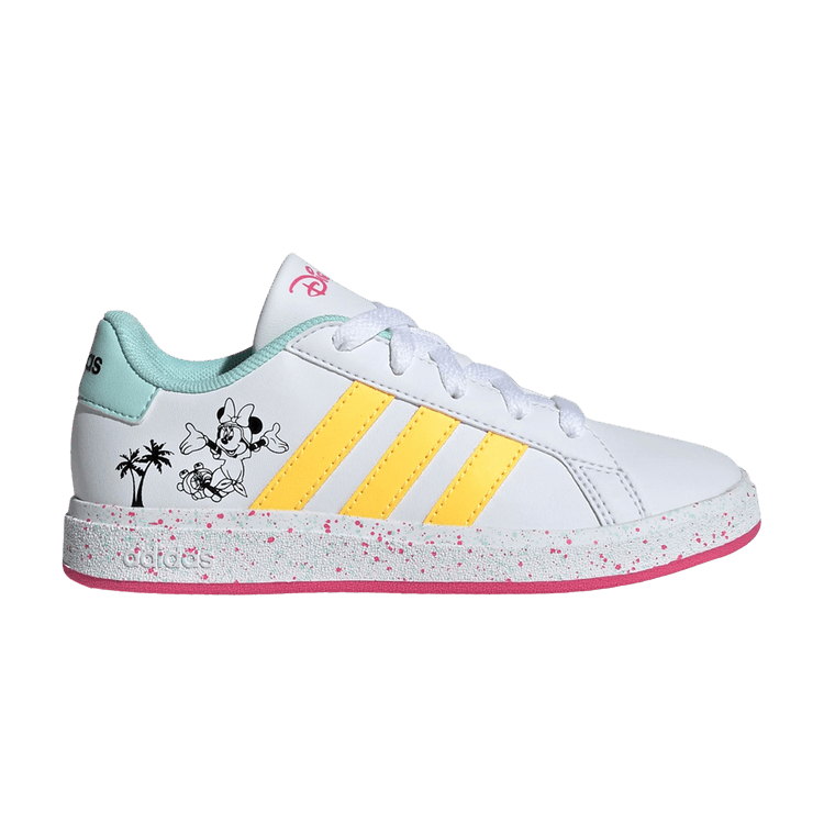 adidas Grand Court Disney Cloud White Spark Pulse Magenta (GS)