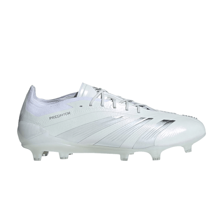 adidas Predator 24 Elite Low FG Cloud White Silver Metallic