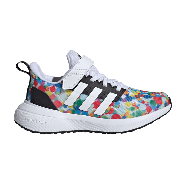 adidas Fortarun 2.0 Cloudfoam Top Strap Cloud White Core Black Green (GS)