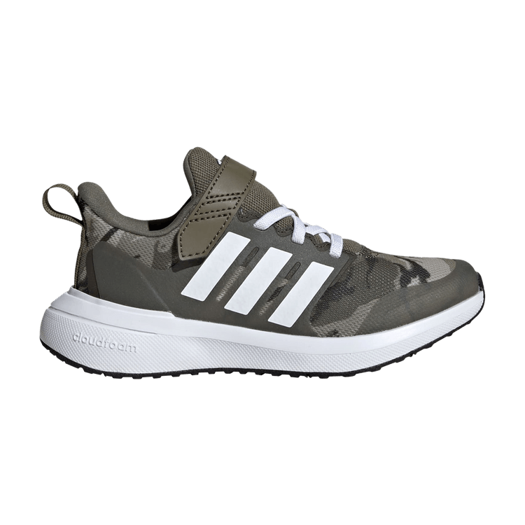adidas Fortarun 2.0 Cloudfoam Top Strap Olive Strata Cloud White (GS)