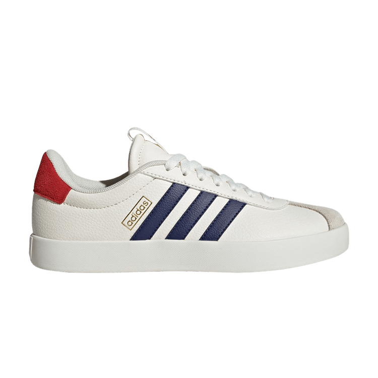 adidas Vl Court 3.0 Low Off White Dark Blue Better Scarlet (Women's)