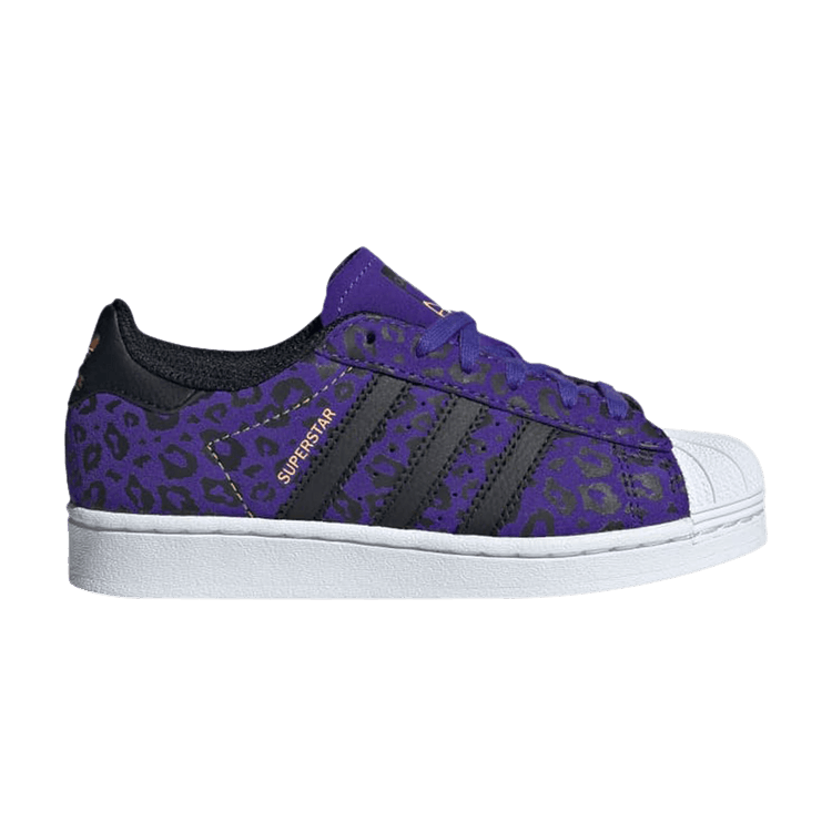 adidas Superstar Core Black Night Flash Hazy Orange (PS)