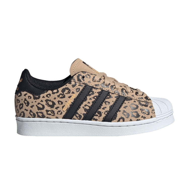 adidas Superstar Magic Beige Core Black Hazy Orange (PS)