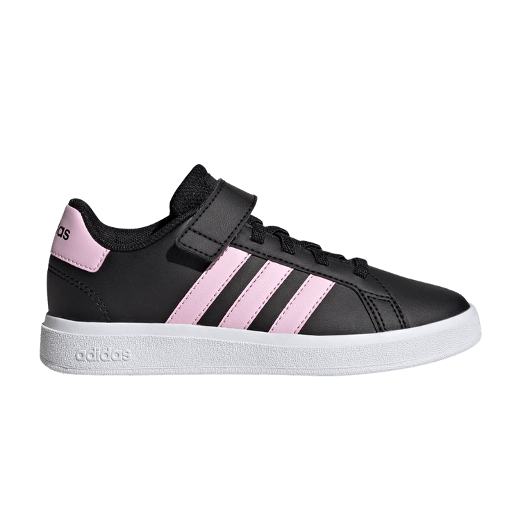 adidas Grand Court Court And Top Strap Core Black Orchid Fusion (GS)
