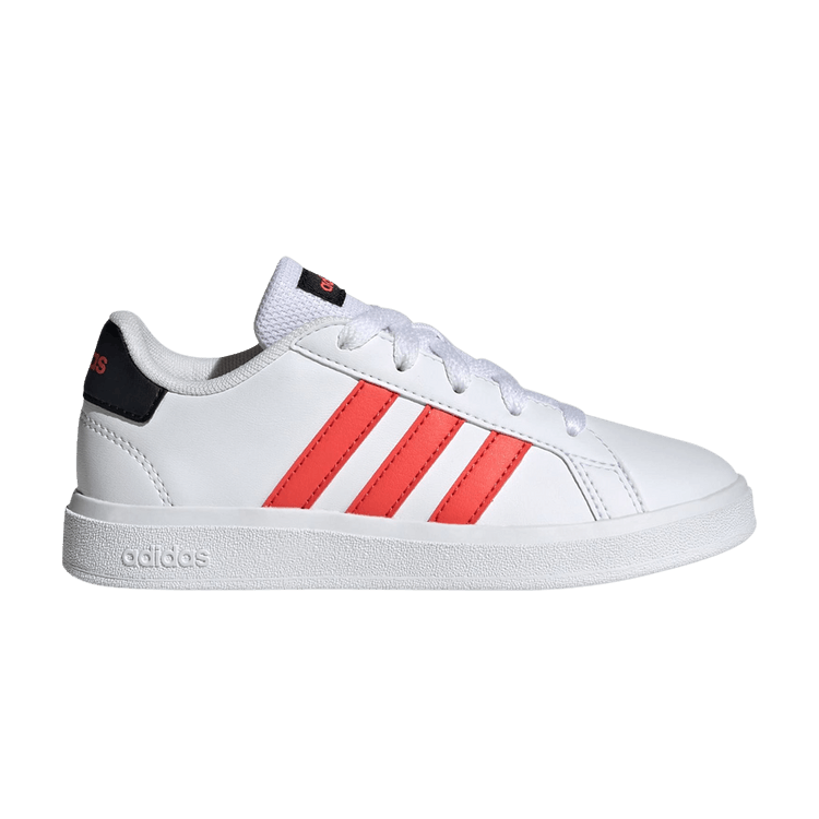 adidas Grand Court Cloud White Bright Red Core Black (GS)