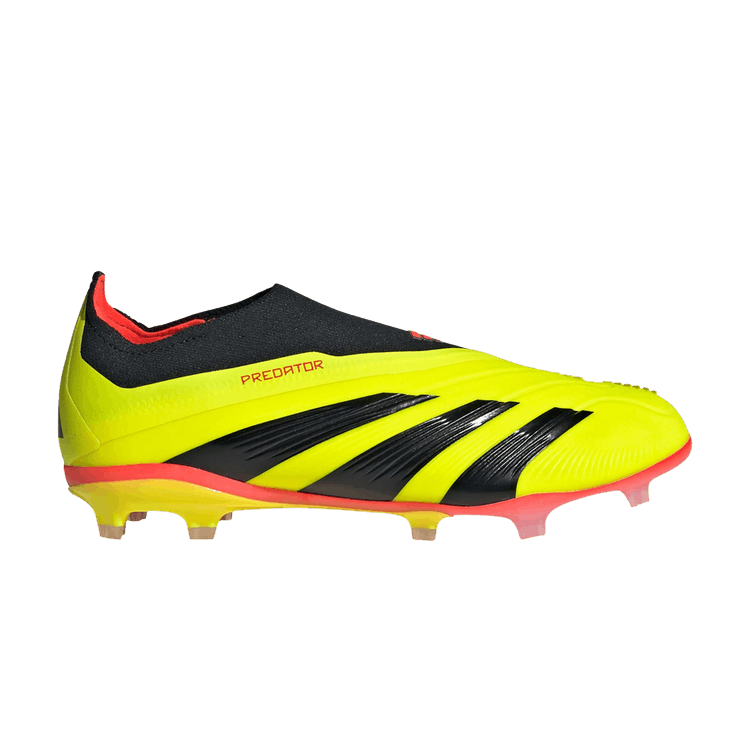 adidas Predator 24+ Laceless FG Team Solar Yellow Core Black Solar Red (GS)