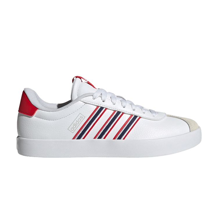 adidas Vl Court 3.0 Cloud White Team Navy Blue Better Scarlet (Women's)