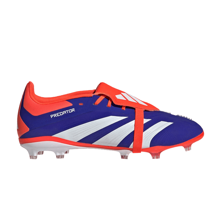 adidas Predator Elite Foldover Tongue FG Lucid Blue Cloud White Solar Red (GS)