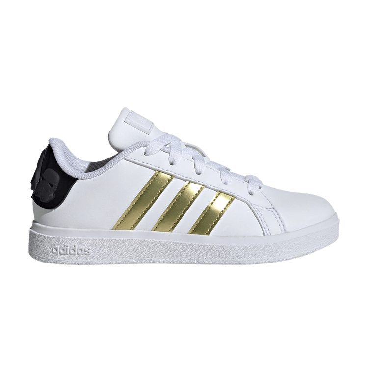 adidas Grand Court 2.0 Star Wars Cloud White Gold Metallic Core Black (GS)