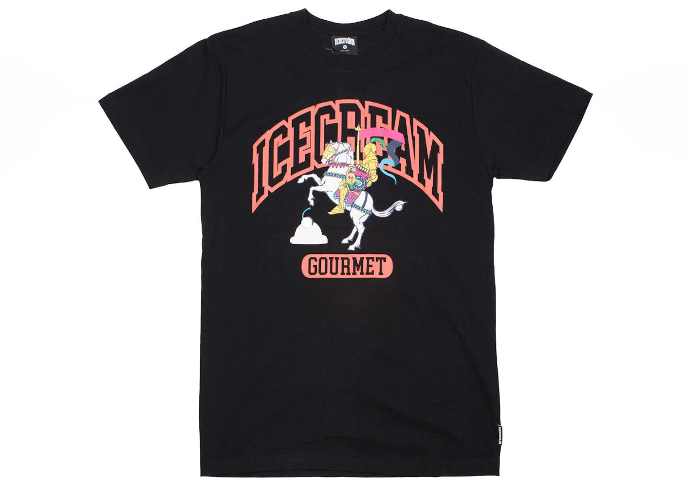 Ice Cream Collegiate Tee Black