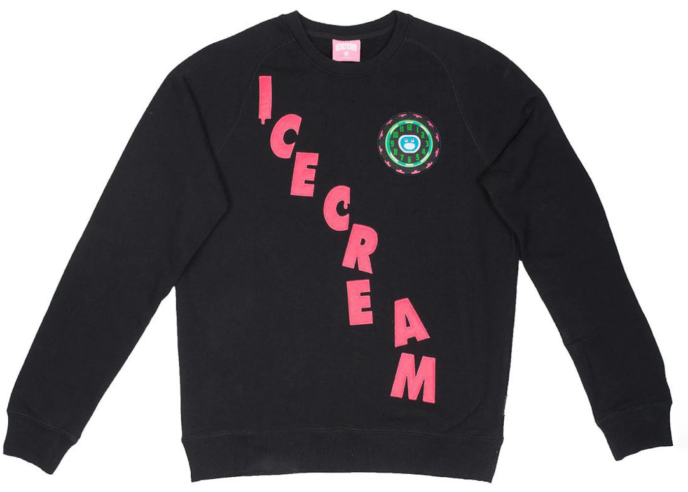 Ice Cream Time Crew Sweater Black