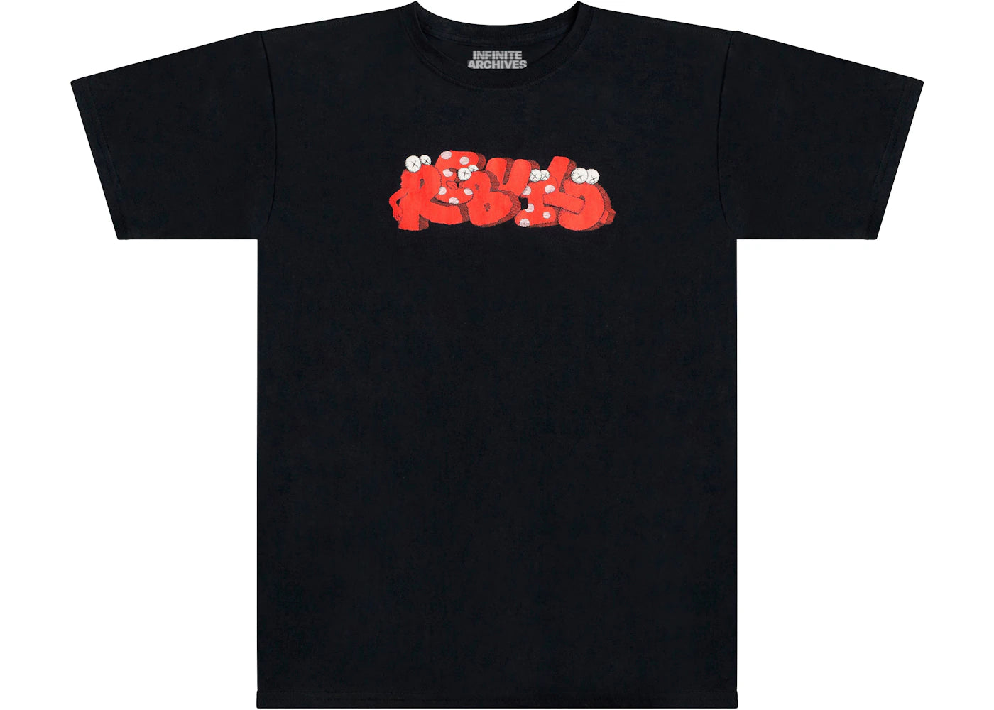Infinite Archives x KAWS Rebuild T-shirt Black
