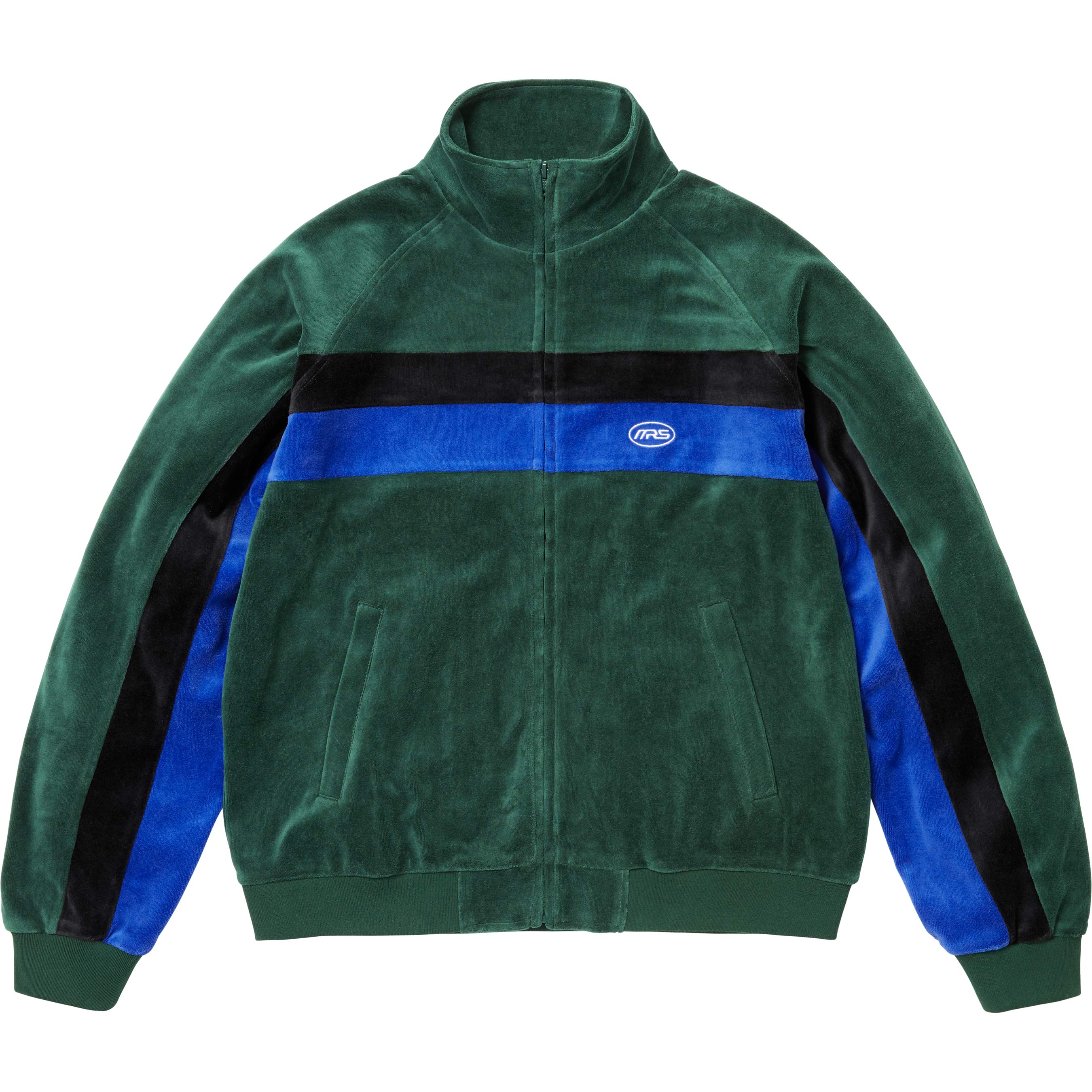 Supreme / Martine Rose Velour Track Jacket - Green