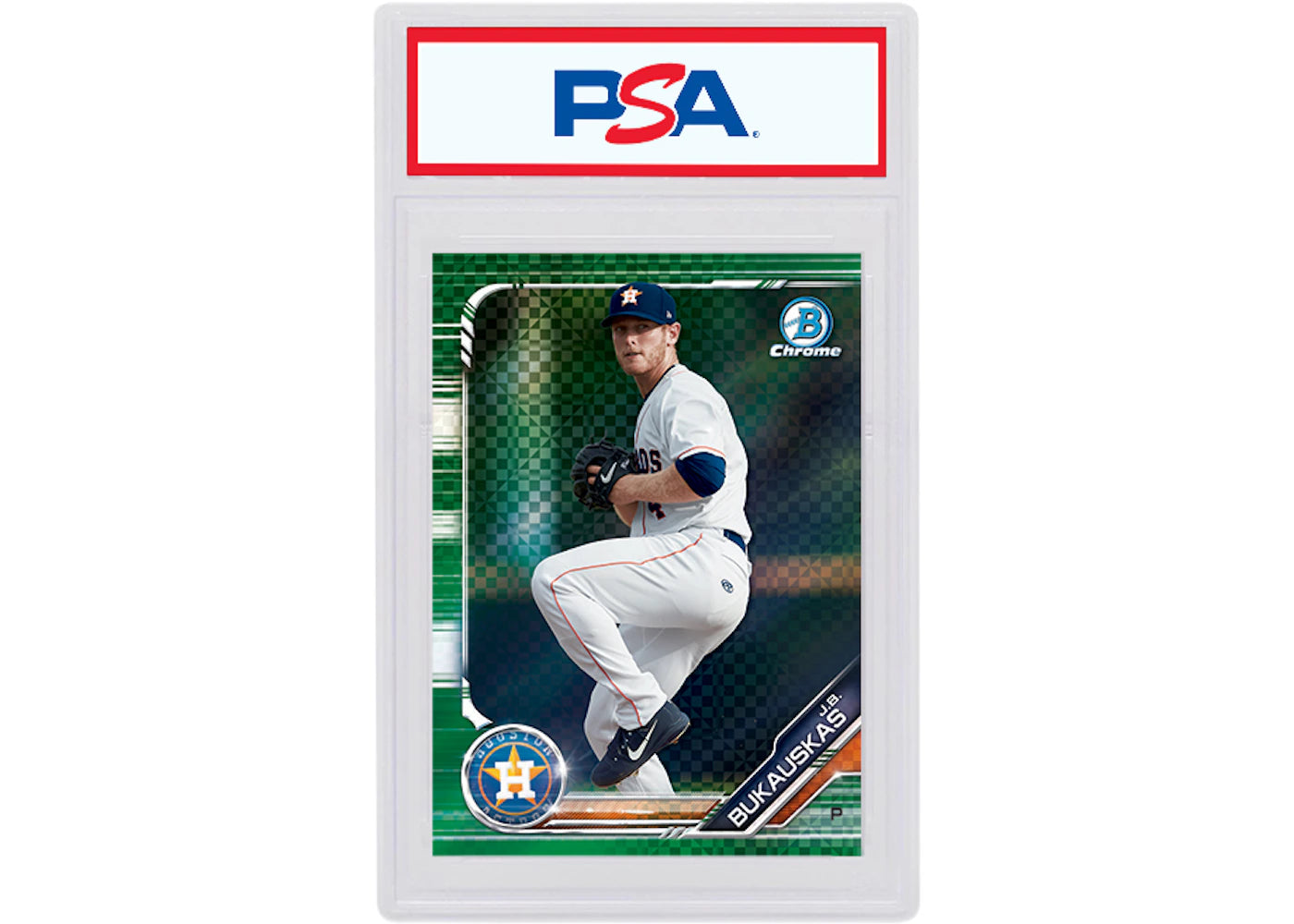 J.B. Bukauskas 2019 Bowman Chrome X Green X-Fractor /31 BCP-233 (PSA or BGS Graded)