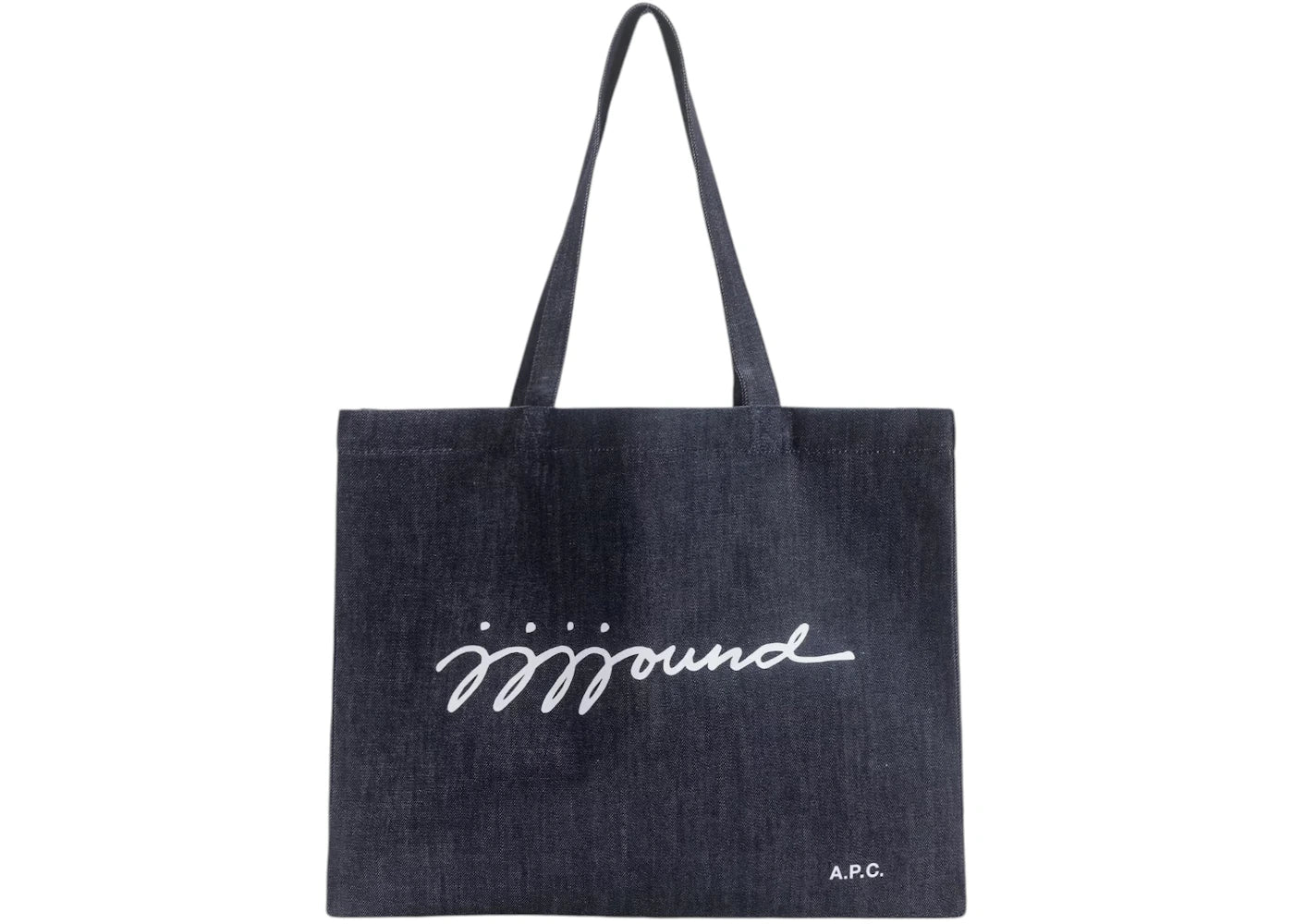 JJJJound x A.P.C. Shopping Large Tote Bag Indigo