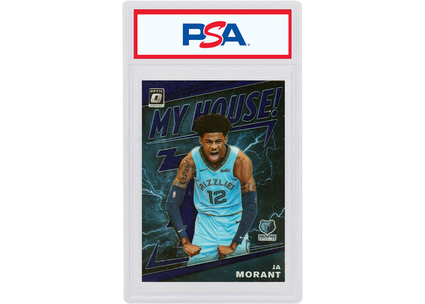Ja Morant 2019 Donruss Optic My House Rookie Purple #7 (PSA or BGS Graded)