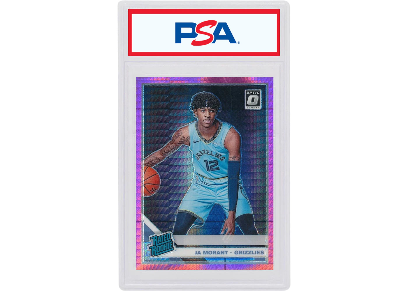 Ja Morant 2019 Donruss Optic Rookie Hyper Pink #168 (PSA or BGS Graded)