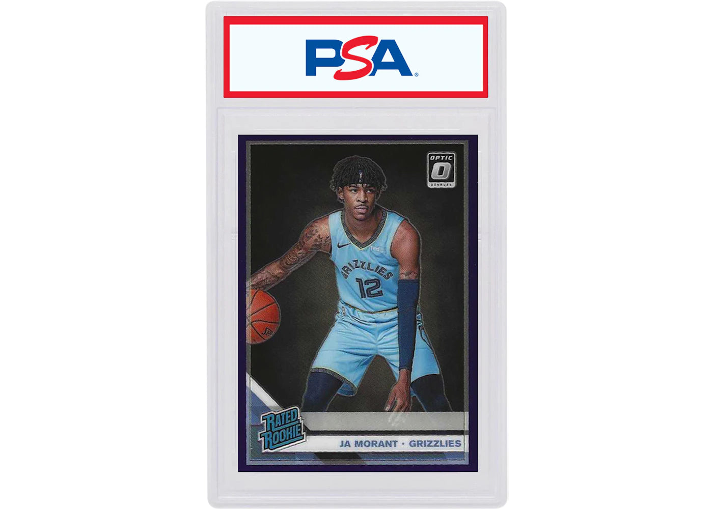 Ja Morant 2019 Panini Donruss Optic Rookie Purple #168 (PSA or BGS Graded)