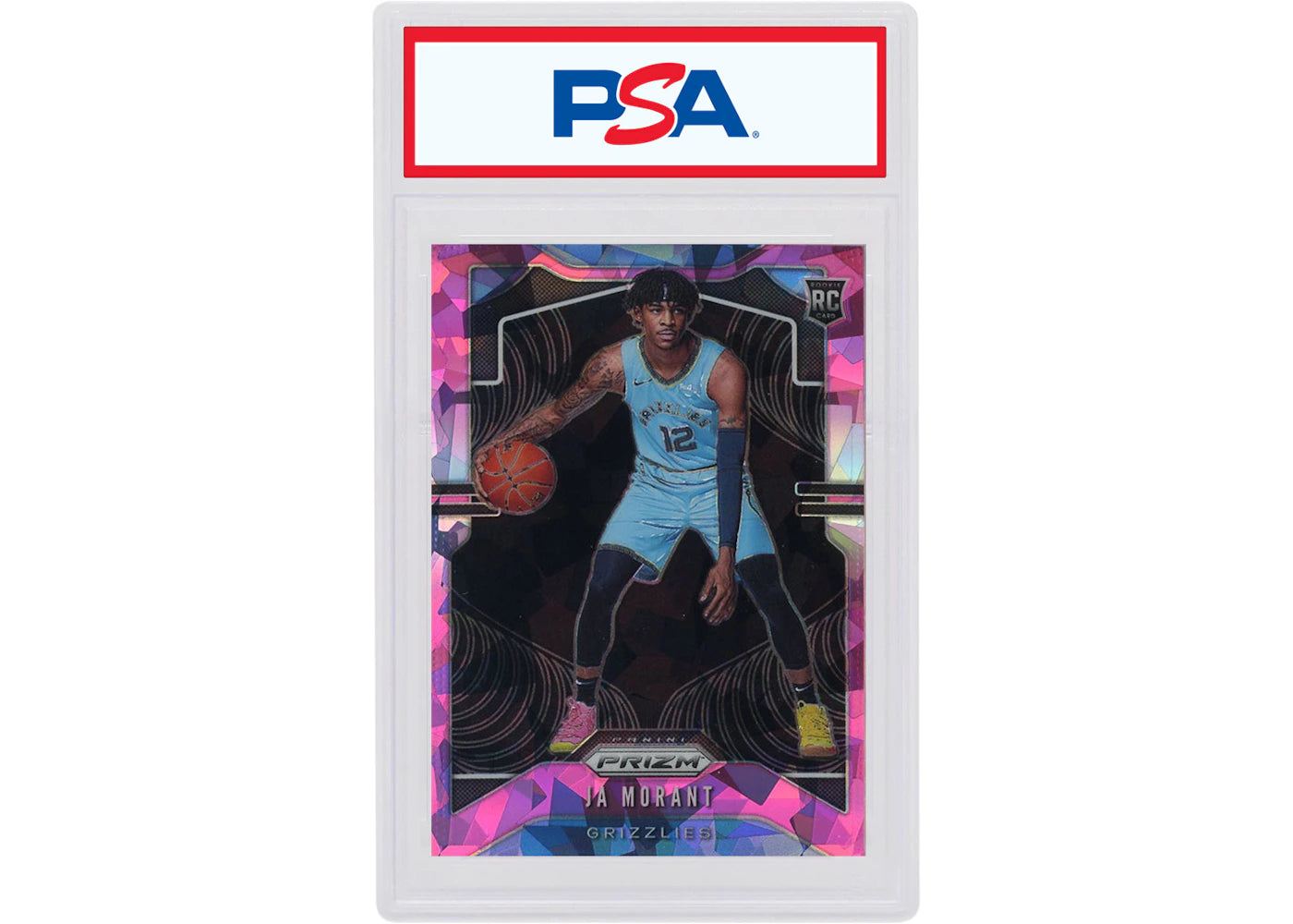 Ja Morant 2019 Panini Prizm Rookie Pink Ice #249 (PSA or BGS Graded)
