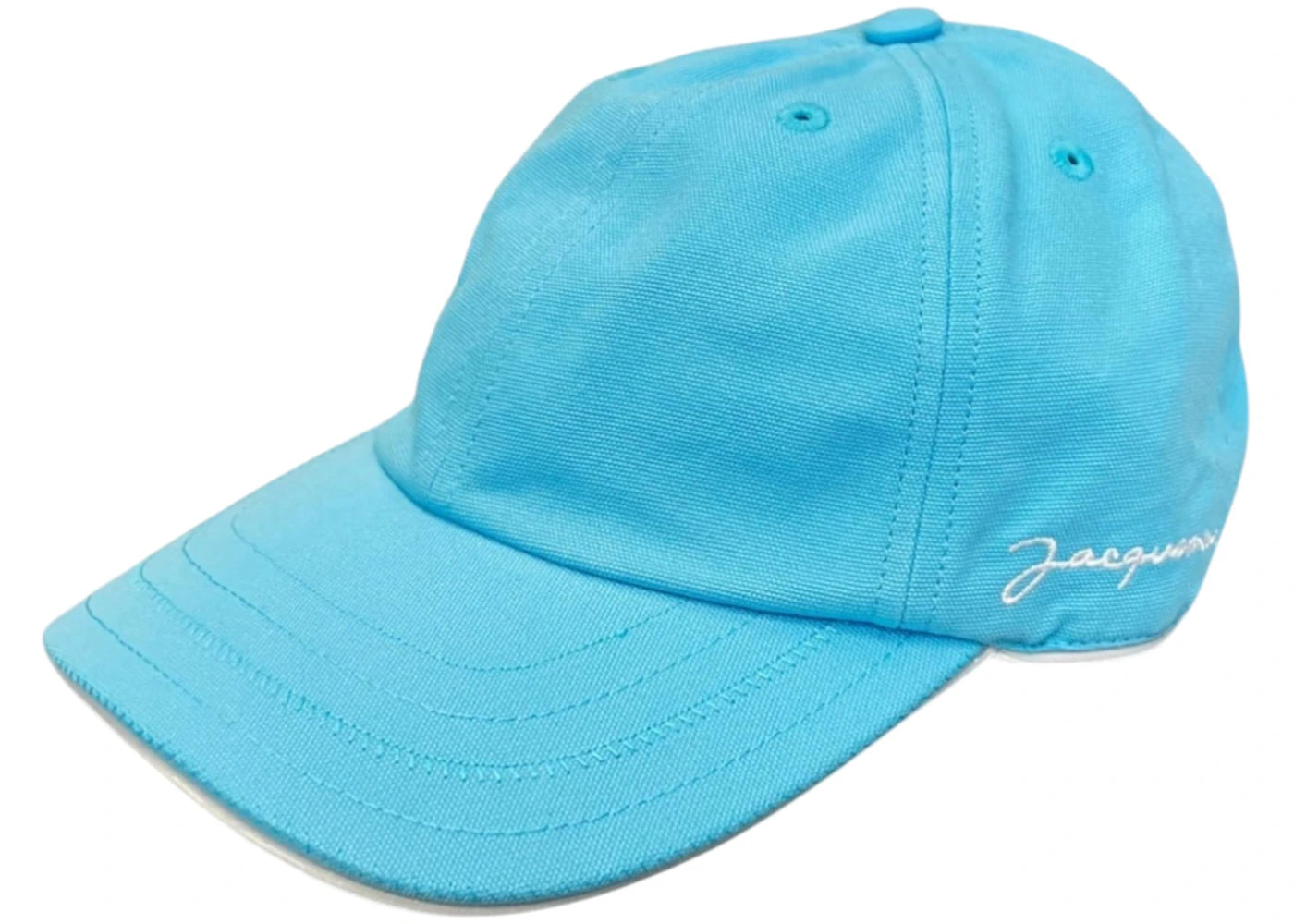 Jacquemus La Casquette Bricolo Cap Turquoise