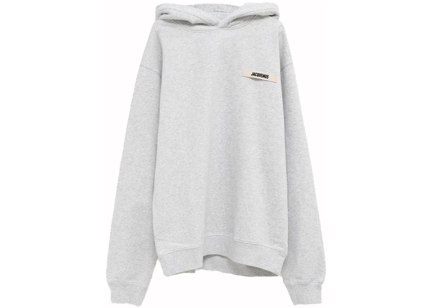 Jacquemus Le Hoodie Gros Grain 950 Grey