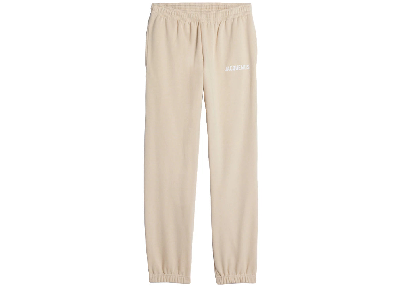 Jacquemus Le Jogging Jacquemus Logo Prined Track Pants Light Beige