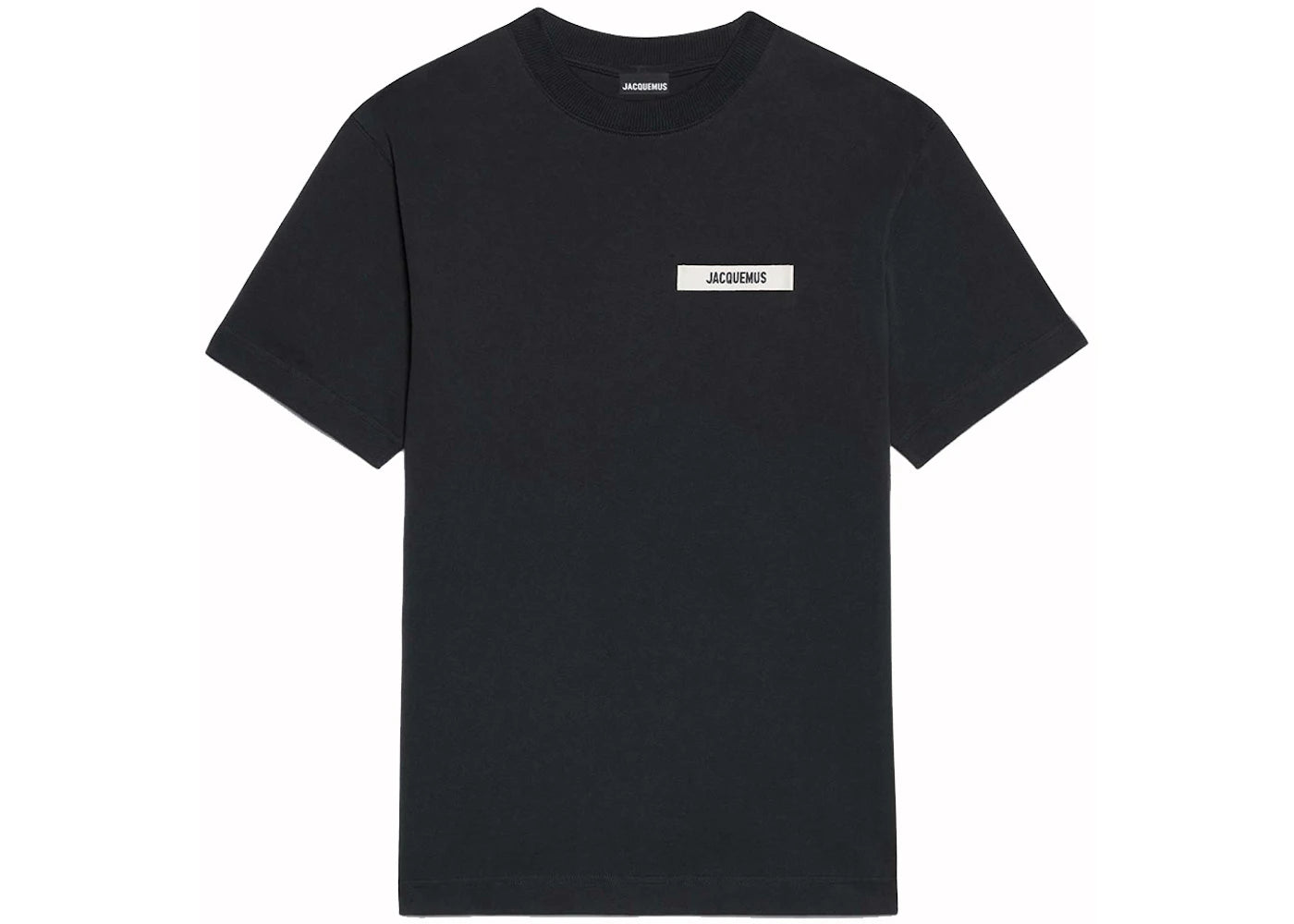 Jacquemus Le T-Shirt Gros Grain Black