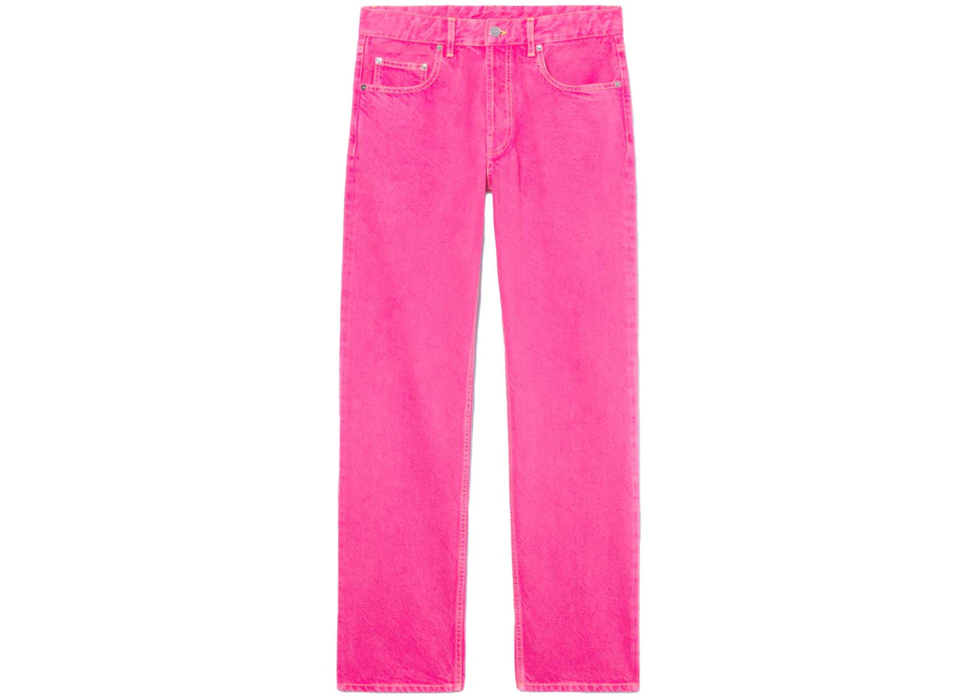 Jacquemus Le de Nimes Fresa Straight Jeans Pink